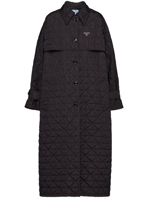 prada hooded trench coat|Prada coat women's.